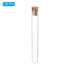 PATIKIL 7ml Plastic Test Tubes with Cork Stoppers, 40Pcs 100x12mm Tubes for Scientific Party Decoration and Lab Use