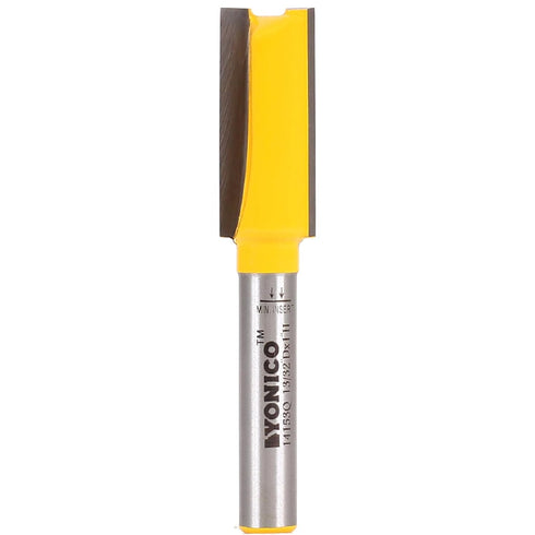 Yonico Straight Router Bits 13/32-Inch Diameter X 1-Inch Height 1/4-Inch Shank 14153q