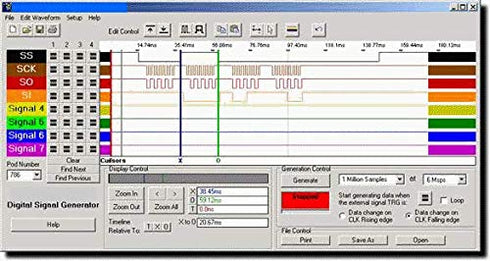 HiLetgo USB Logic Analyzer Device, EMI Ferrite Ring USB Cable, 24MHz, 8CH, 24MHz 8 Channel UART IIC SPI Debug