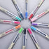 Premium Gel Ink Pen 12 Packs, Fine Point Ballpoint Pen for Japanese Office School Stationery Supply 0.5mm