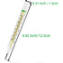 HARIKA LIFE 2PCS & Mercury Free Thermometer for Armpit - Clinical Glass Temperature Test for Fever -Classic Non Digital