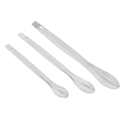 Laboratory Spatula, Double Ended Reagent Spoon, 12Pcs Stainless Steel for Easy Scooping