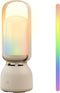 Camping Lantern with Speaker, Portable Rechargeable Outdoor Lantern, 11 Mode RGB Color