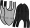 Generic 2 Pairs Reusable Non Slip Barber Shoe Covers for Hair Stylists Protective