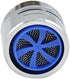 Danco Chrome Dual Thread Slotted Water-Saving Aerator, 15/16-27 Male X 55/64-27 Female, 10489
