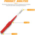 2PCS Insulation Wire Piercing Probes, Non-Destructive Pin, Bendable Needle for Automotive Diagnostic Test Repair Tools