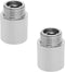 2Pcs 1/2" BSP Stainless Steel Male to Female Pipe Thread Extension Adapters, 25mm