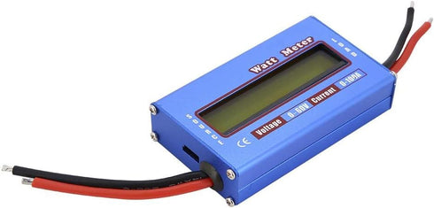 Watt Meter, Digital Power Analyzer with Digital LCD DC 60V 100A Wattmeter for Voltage (V) Current (A) Power (W) (Ah) and Energy (Wh) Measurement by Eujgoov