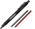 FastCap Fatboy Mechanical Carpenter Pencil with Eraser & Clip - 5.5 mm Lead for Home Improvement
