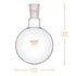 XCD Glass Flask, Single Neck Borosilicate Glass Round Bottom Flask RBF Heavy Wall Lab Boiling Flask with 24/40 Standard Taper Outer Joint, 500 ml