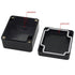 LeMotech Electrical Box ABS Plastic Project Box IP65 Waterproof Junction Box for Electronics, Black 2.48x 2.28x 1.37