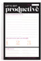 Kitty Meow Witty Inspirational Notepads Boutique, Cute Office Supplies for Women, Daily To Do List Memo Pad