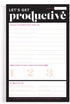 Kitty Meow Witty Inspirational Notepads Boutique, Cute Office Supplies for Women, Daily To Do List Memo Pad