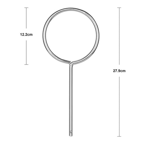 StonyLab Chrome-Plated Lab Support Retort Ring, Closed Extension Ring (O.D. 120 mm)