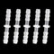 Plastic Hose Barb Fitting 1/8" x 1/8" Pipe Connectors Joint Splicer Adapter for Aquarium Household Fuel Gas Liquid Air