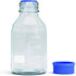 500ML Storage Glass Bottles, 2pcs Round Media Storage Bottle, Borosilicate Glass with GL45 Blue Cap