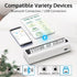 OFFNOVA A4 1 8.5" 11" Portable Printer Wireless for Travel, Thermal Inkless Printer, Support US Letter & Size