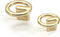 8 Packs of Large Gold Modern Minimalist Cabinet Door Handles,Single Hole Wardrobe