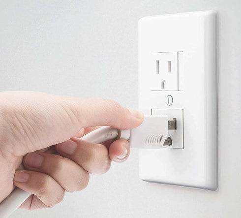 6-Pack 3"Wide 4.75"High-An (1-Screw), Safety Innovations Self-Closing Outlet Covers (For Center Screw Outlets Only)