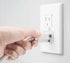 6-Pack 3"Wide 4.75"High-An (1-Screw), Safety Innovations Self-Closing Outlet Covers (For Center Screw Outlets Only)