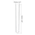 PATIKIL 7ml Plastic Test Tubes with Cork Stoppers, 40Pcs 100x12mm Tubes for Scientific Party Decoration Candy Bead Storage Bath Salt Lab Use, Clear