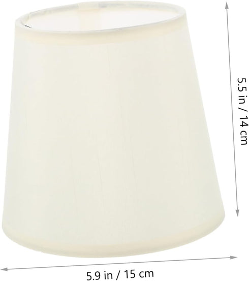5.90 Inch Decorative Fabric Lamp Shade - Stylish Replacement for Table Lamps