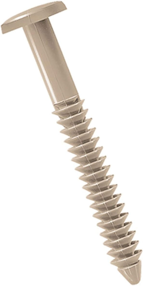 Ekena Millwork 3" Lifetime Vinyl Shutter-Lok's, Wicker (12/Bag)