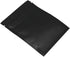 FERENLI 100 Pcs Mylar Zipper Lock Food Storage Bag, Matte Aluminum Foil Airtight Bag with Front Window (8.5x13cm, Black)