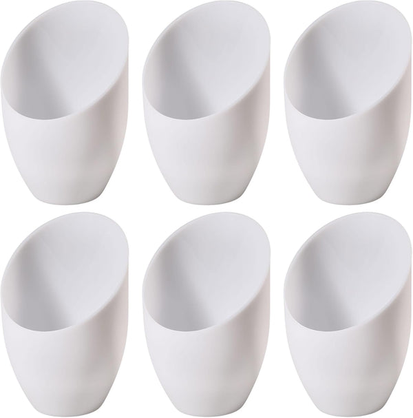 CHGCRAFT 6 PCS Plastic Lamp Shade Replacement Horseshoe Lampshade White Replacement Lamp