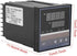 Digital Thermostat, 220V Digital Temperature Controller PID 0-400 REX-C700 for Temperature Measurement/Control