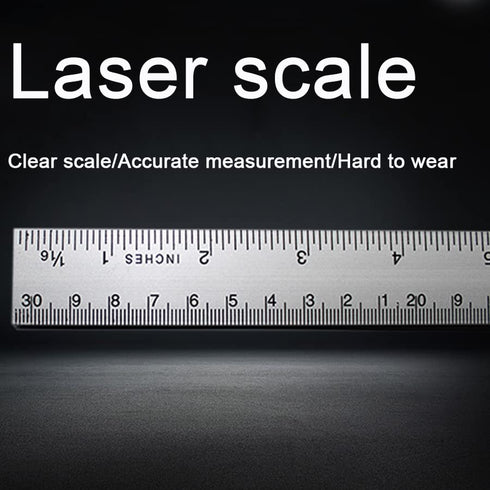 Combination Square, 12" Combo Square, Carpenter Square, Woodworking Measure Tools, Metal Ruler Set