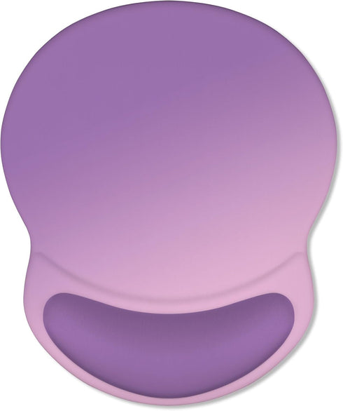 ITNRSIIET Ergonomic Mouse Pad with Comfort Gel Wrist Rest, Non-Slip PU Base, Smooth