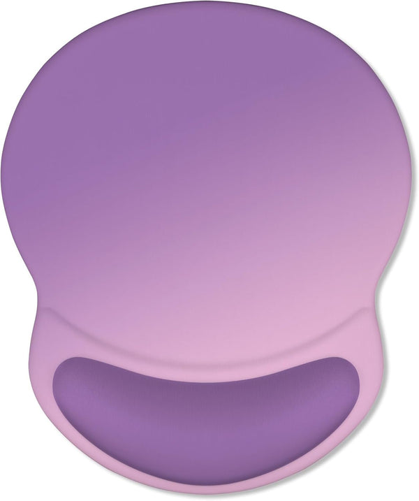 ITNRSIIET Ergonomic Mouse Pad with Comfort Gel Wrist Rest, Non-Slip PU Base, Smooth