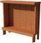 Generic DIY Outdoor Wooden Bench with Privacy Walls Building Plans