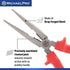 MichaelPro 8-Inch Insulated Long Needle Nose Plier, 1000V VDE Certified for Electric Vehicles, Anti-Slip Handle