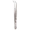SURGIMAC Dental Cotton Tweezers Serrated Angled Tips Medical Tweezers Stainless Steel Tweezers
