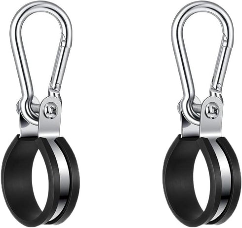 4 Pack Stainless Steel Hanger Bracket Assembly, Rubber Cushion Airpower Line Clamp for 3-in-1 Tractor Trailer