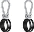 4 Pack Stainless Steel Hanger Bracket Assembly, Rubber Cushion Airpower Line Clamp for 3-in-1 Tractor Trailer