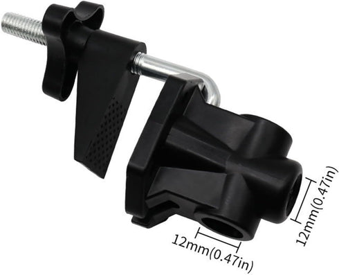 Heavy Duty Adjustable Desk Clamp for Microphone and Lamp