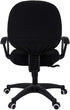 Smiry Stretch Jacquard Office Computer Chair Covers - Removable Washable Universal Desk Slipcovers in Black