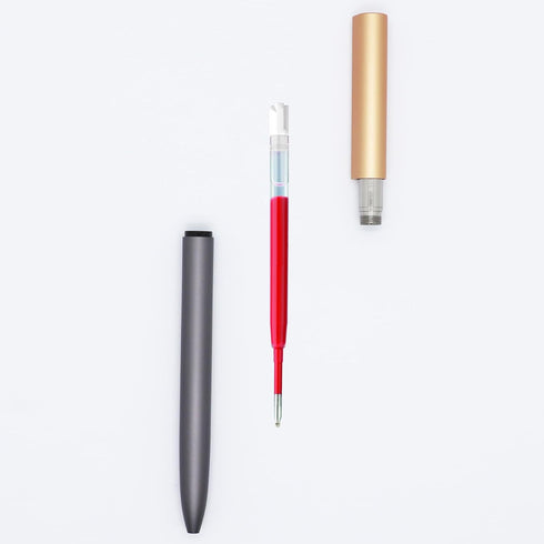DunBong G2 Gel Ink Pen Refills, 0.5mm Fine Point, Pack of 5, Red