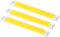PATIKIL 1W DC 3-3.7V LED Chip Bulb, Aluminum COB Warm White Light 3000K 100LM for Home Reading, 3 Pack