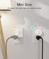 GHome Smart Mini Plug, Wi-Fi Outlet Socket, Remote Control with Timer Function, No Hub Required, White
