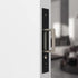 Dontay Pocket Door Edge Pull Brushed Nickel, Hidden Handle for Sliding Door Pull Hardware, Flush Design