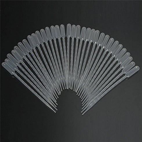 100PCS 10ml Transfer Pipettes, Disposable Calibrated Liquid Droppers for Science Laboratory