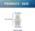 10PCS 1/2" to 3/4" PVC Pipe Fittings Nipple G1/2 X G3/4 Male to Male Thread Coupling Hex Straight Adapter Connector