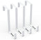 Unjumbly 4 Pack Over The Door Hooks | Fits Door Width 1 3/8" to 1 3/4", Reversible Hangers for Clothes