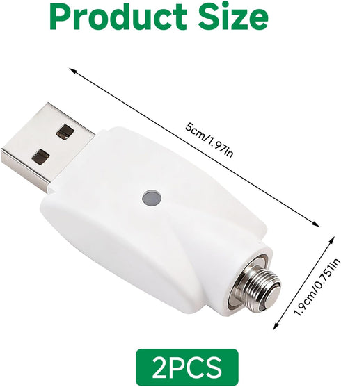 zuozuobubu 2 PCS Replacement Tip Chargers, Overcharge Protection Adapter with LED Indicator Adapter, Compatible