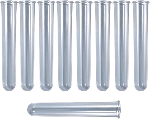 9Pcs Clear Test Tubes for Plant Propagation Station Hydroponic/Flowers for Home Office Desktop Decoration(Test Tube) by KEY LIFE