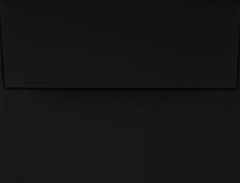 LUXPaper A4 Invitation Envelopes | Peel & Press | 4 1/4" x 6 1/4" | Midnight Black | 80lb. Text | 50 Qty by LUXPaper